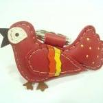 Happiness Bird Leather Key..